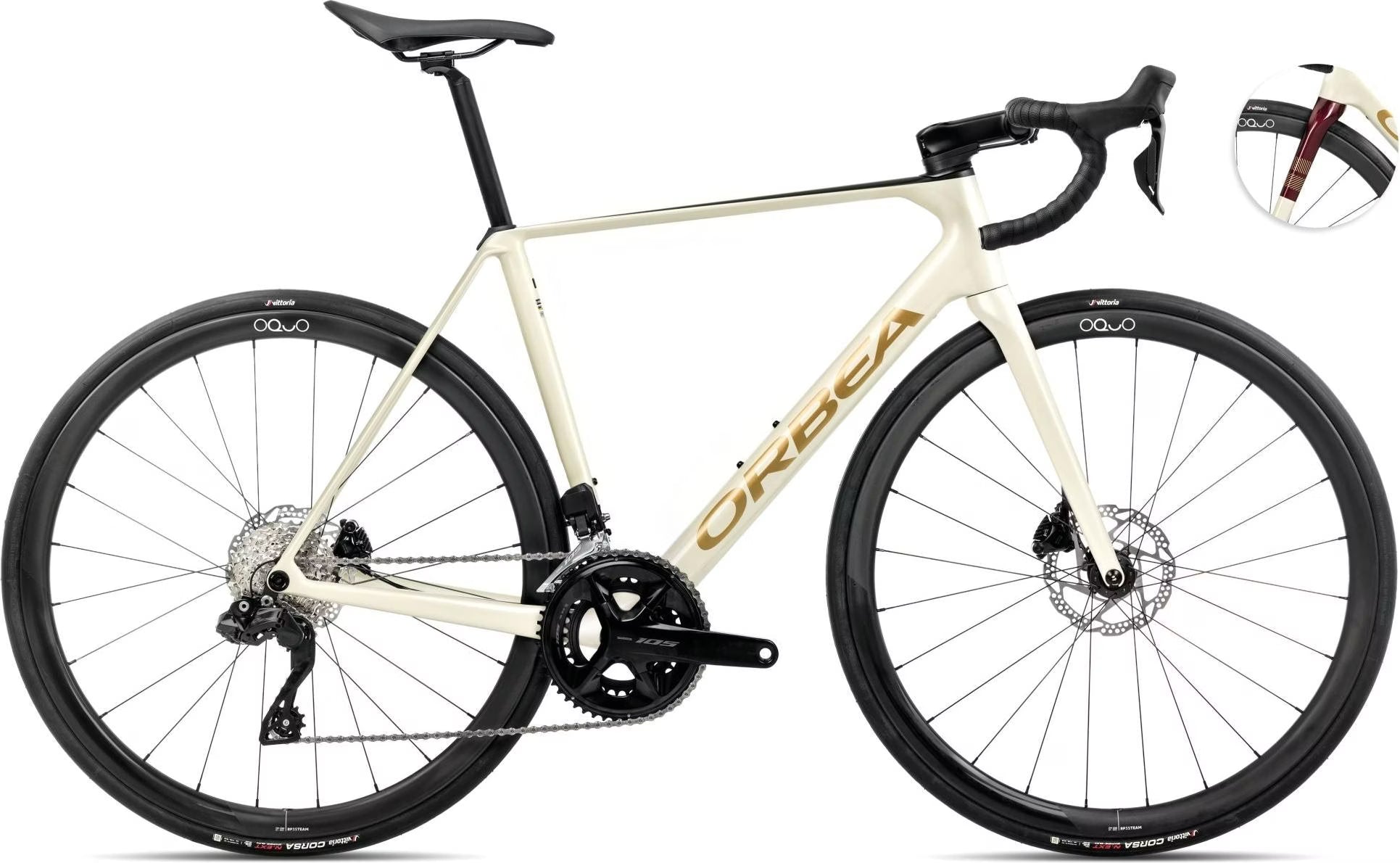 ORBEA ORCA M30 55 Ivory White-Burgundy (Gloss)-Vulcano (Matt)