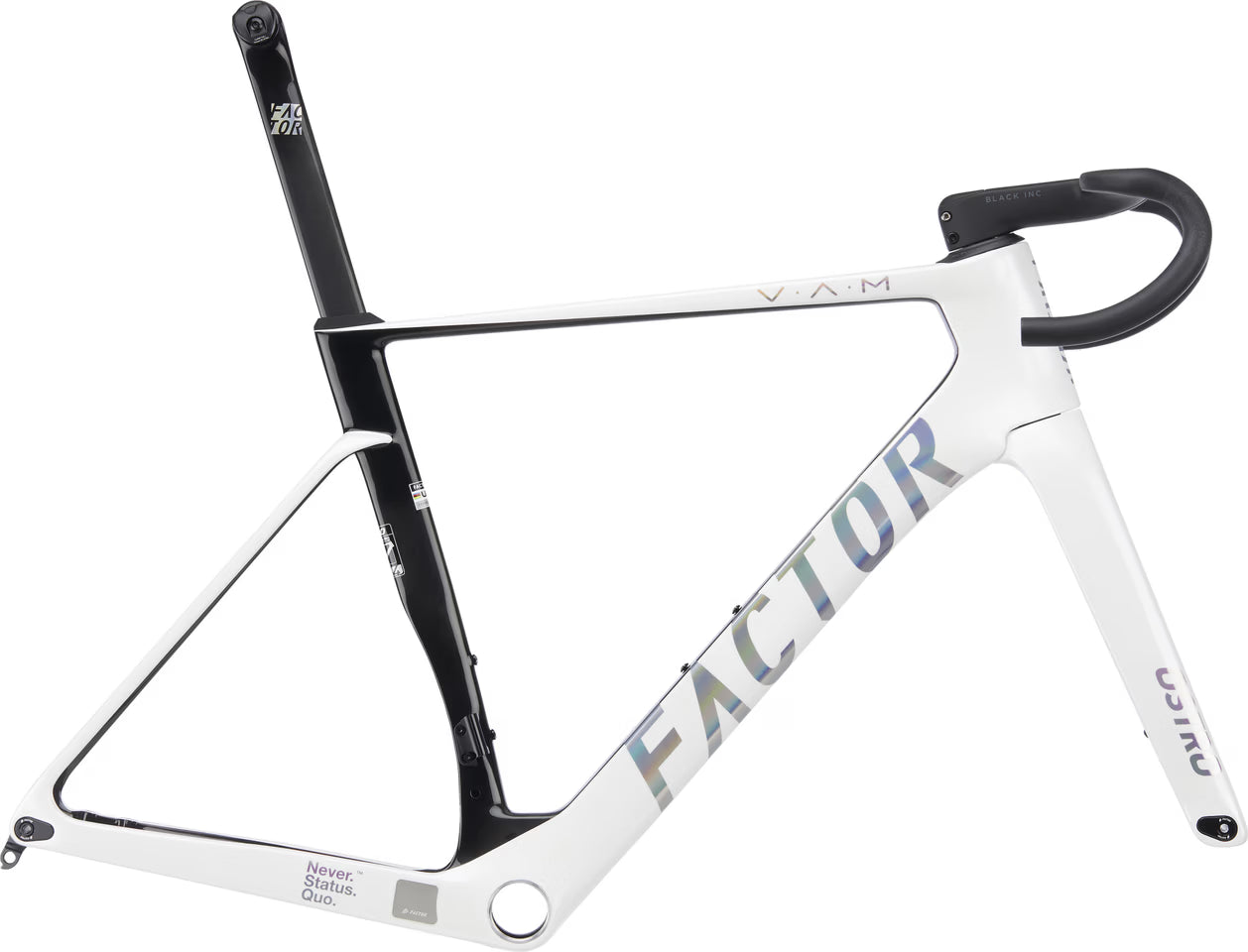 Factor Ostro V.A.M. Disc Carbon Rahmenkit (2024/ pearlwhite-chrome)