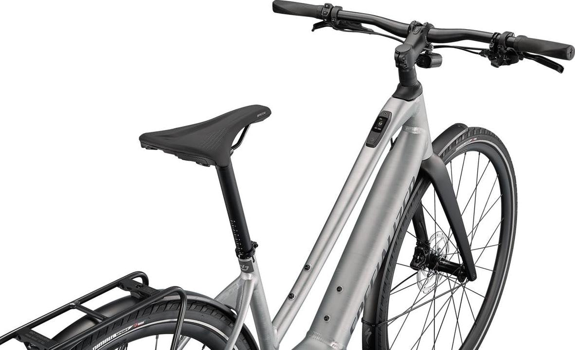 Turbo Vado SL 5.0 Step-Through EQ (Brushed Aluminum Black Reflective)