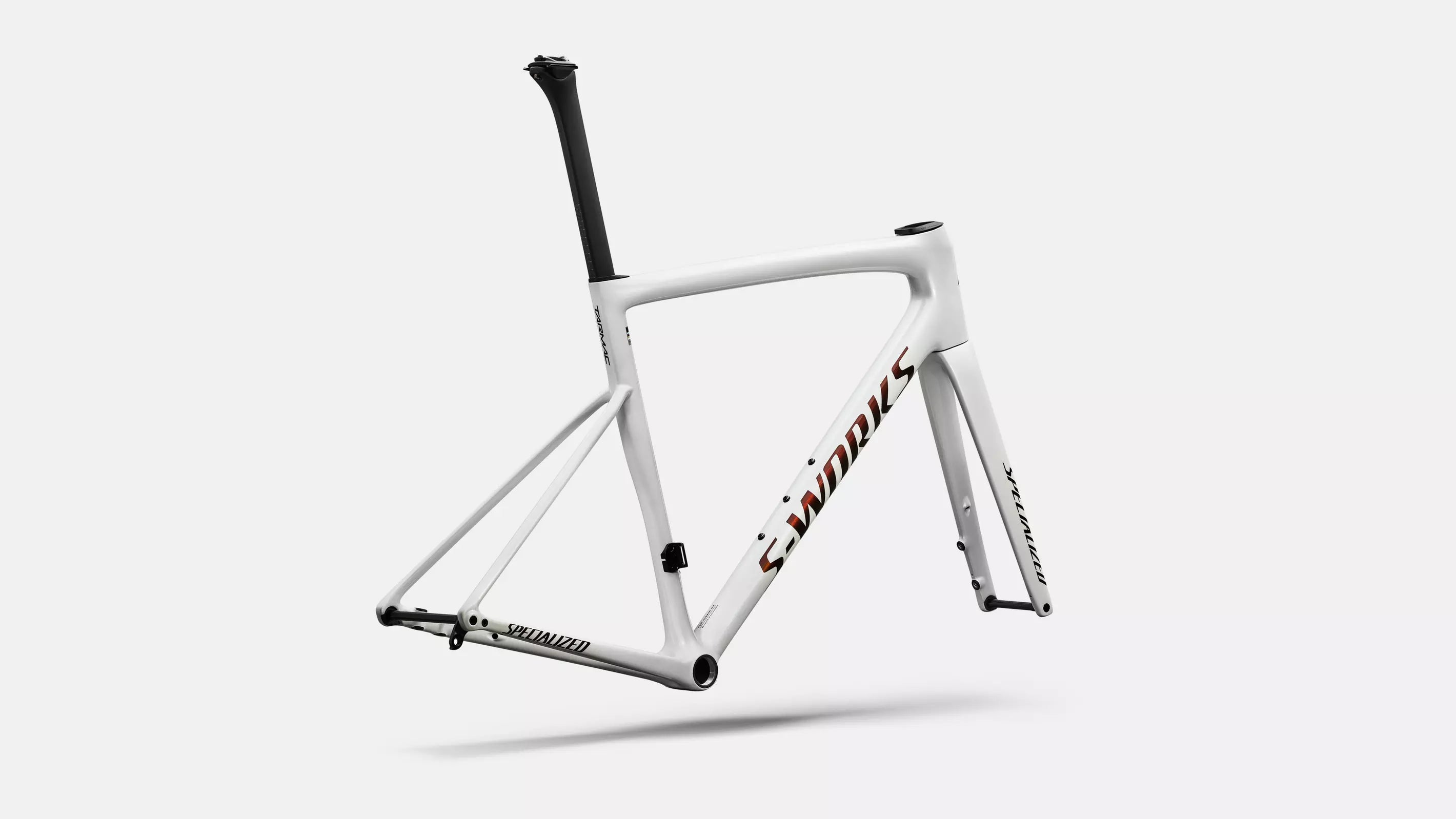 TARMAC SL8 SW FRMSET METWHTSIL/CMLNREDGLD/BLK