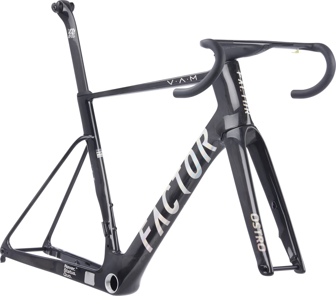Factor Ostro VAM Frameset gloss raw carbon black