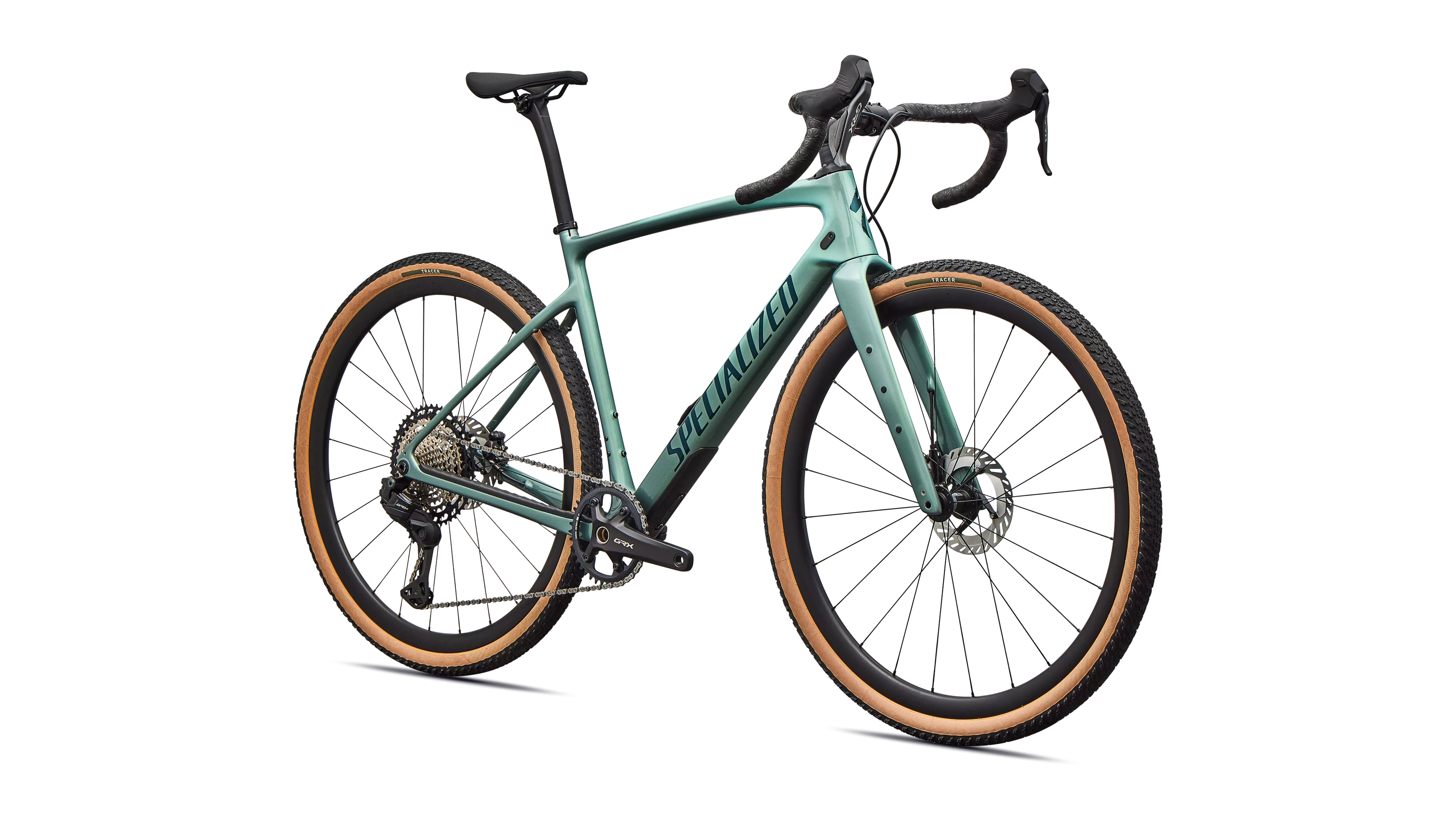 Diverge 4 Expert Shimano GRX Di2 Fjord Metallic/emerald Metallic