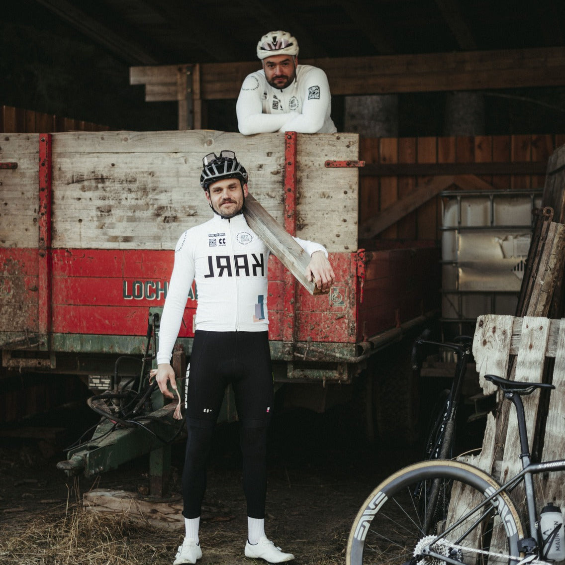 KvD Renntrikot Elite Langarm (White)