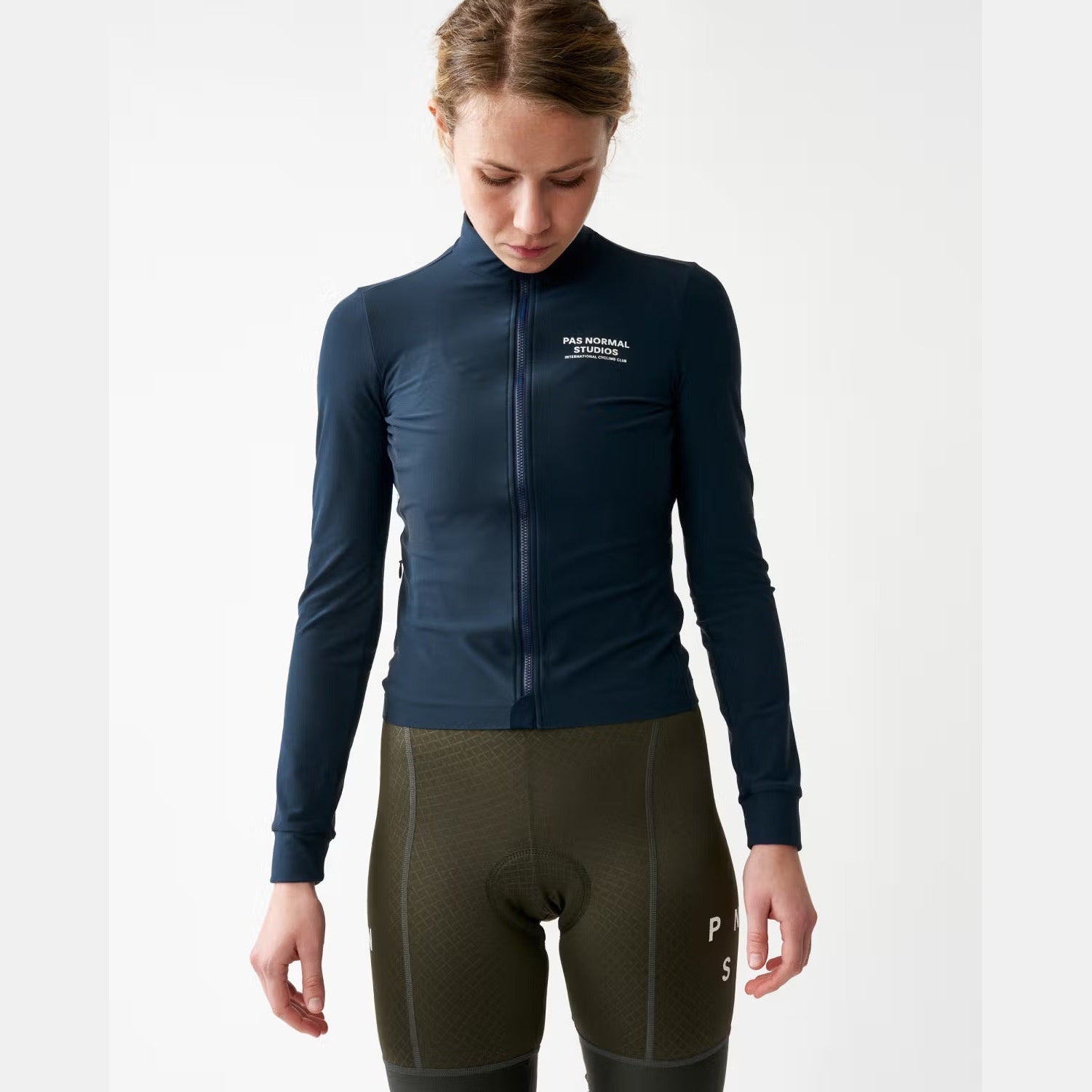 Women's Mechanism Long Sleeve Jersey (Navy)