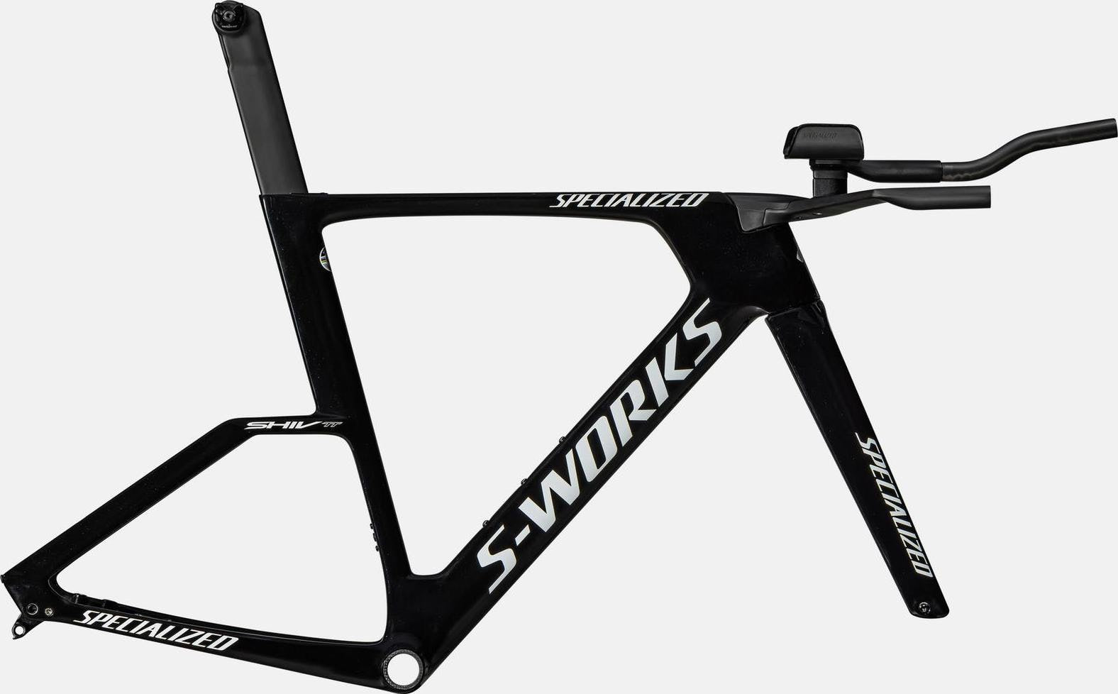 S-Works Shiv TT Module (Gloss Tarmac Black Metallic White Silver)