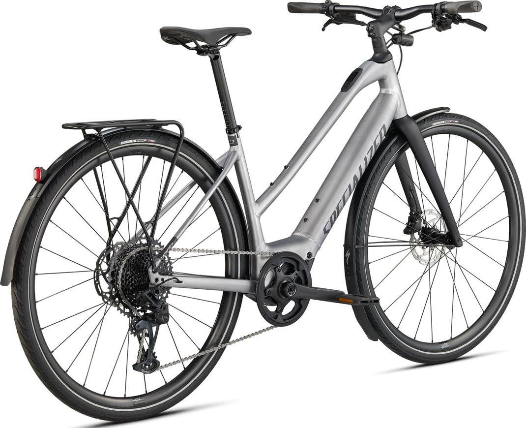 Turbo Vado SL 5.0 Step-Through EQ (Brushed Aluminum Black Reflective)