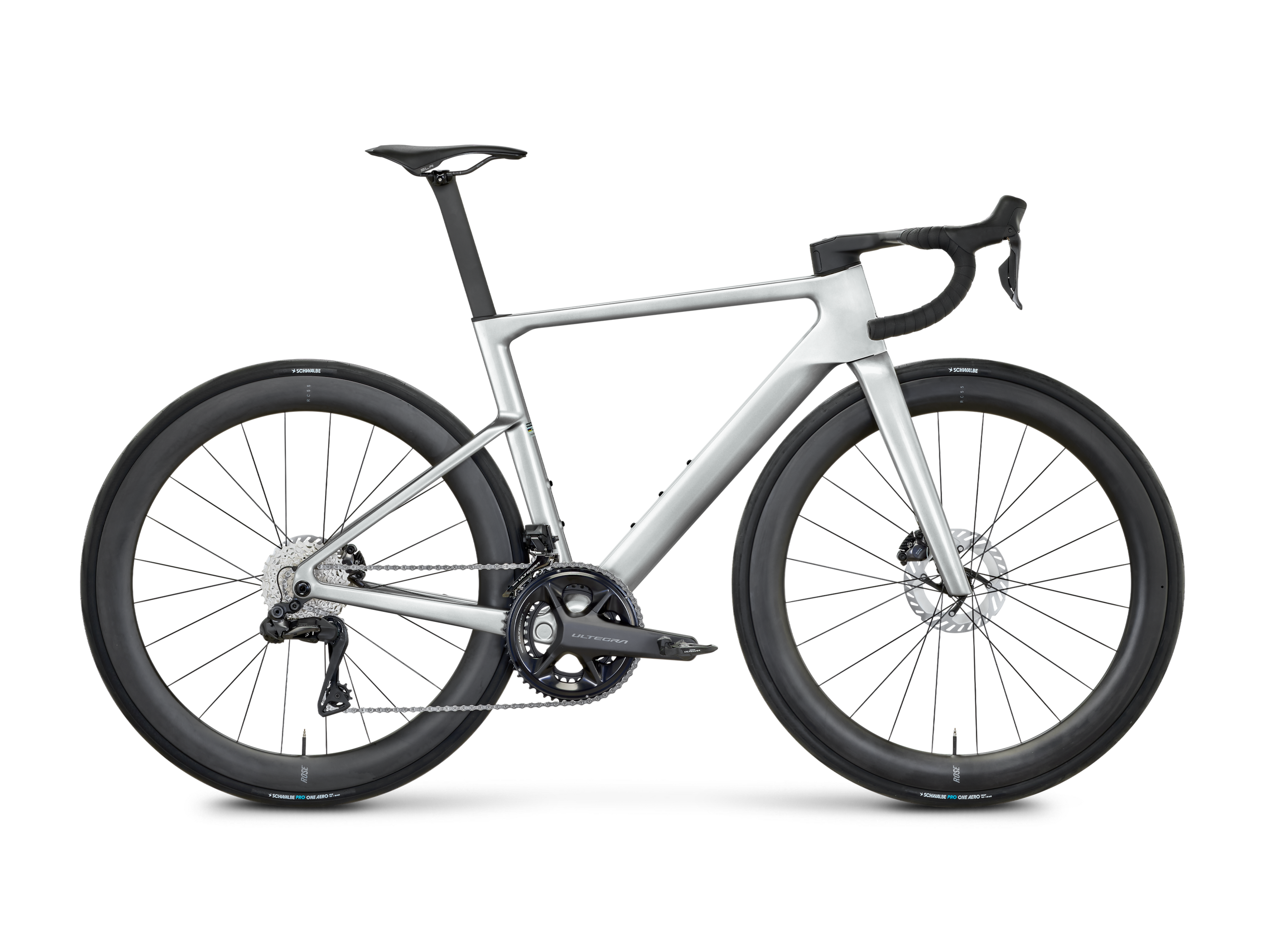 fahrrad rose Rose Shave FF Ultegra Di2 Silver (TESTBIKE)