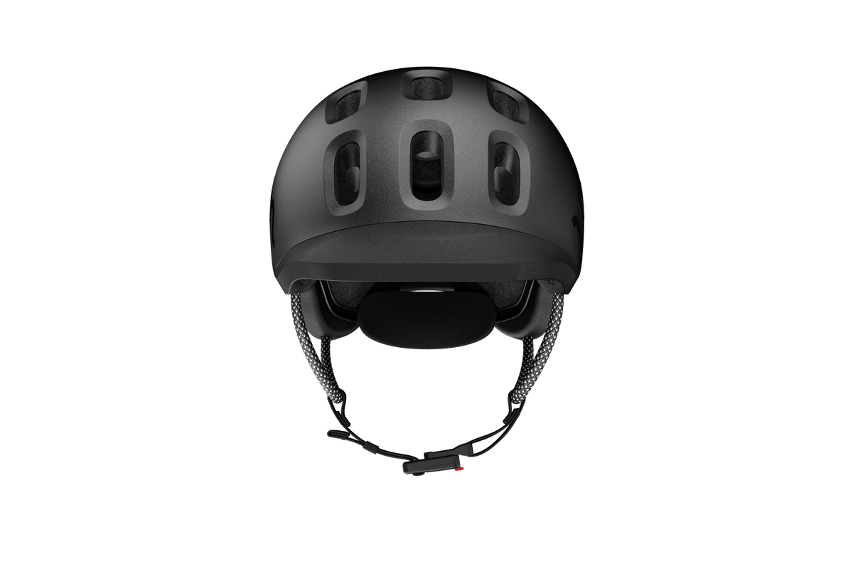 woom READY Kinderhelm Charcoal Metallic