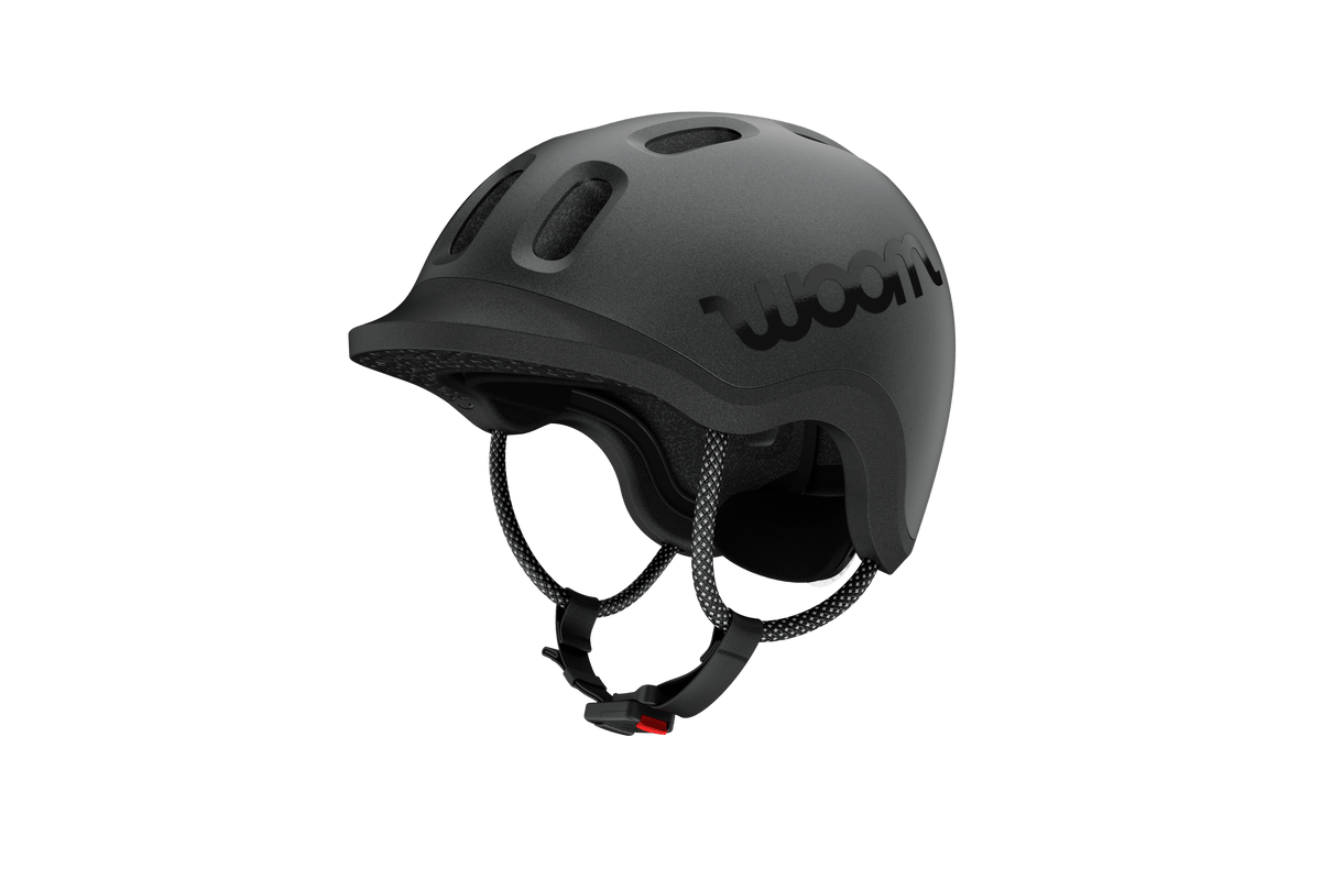 woom READY Kinderhelm Charcoal Metallic