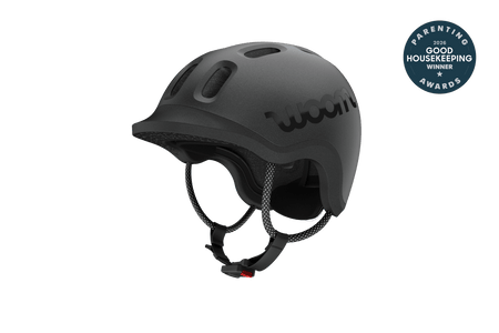 woom READY Kinderhelm Charcoal Metallic