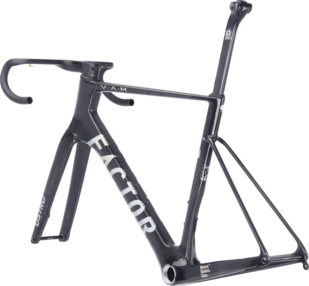Factor Ostro VAM Frameset gloss raw carbon black