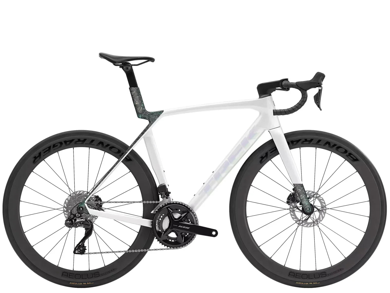 Madone SL 6 Gen 8, Gloss Crystal White/Matte Deep Smoke ML