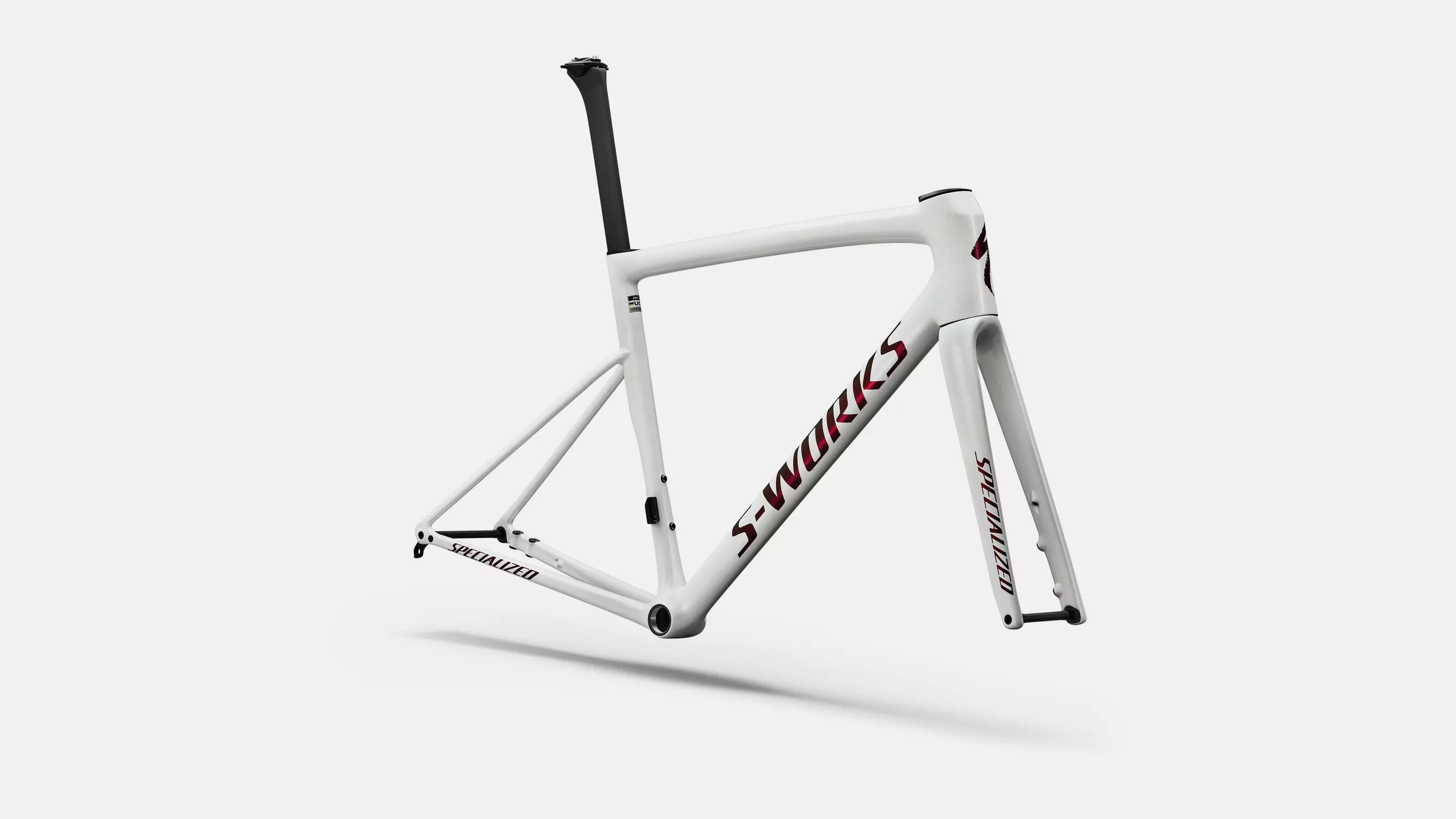 TARMAC SL8 SW FRMSET METWHTSIL/CMLNREDGLD/BLK