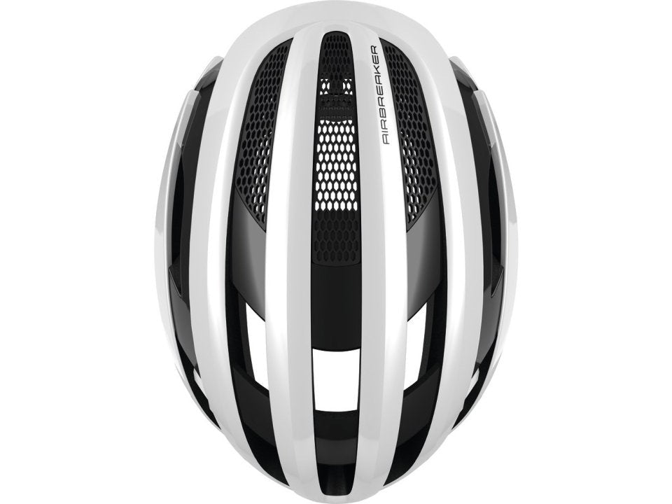 ABUS AirBreaker Rennradhelm Polar White