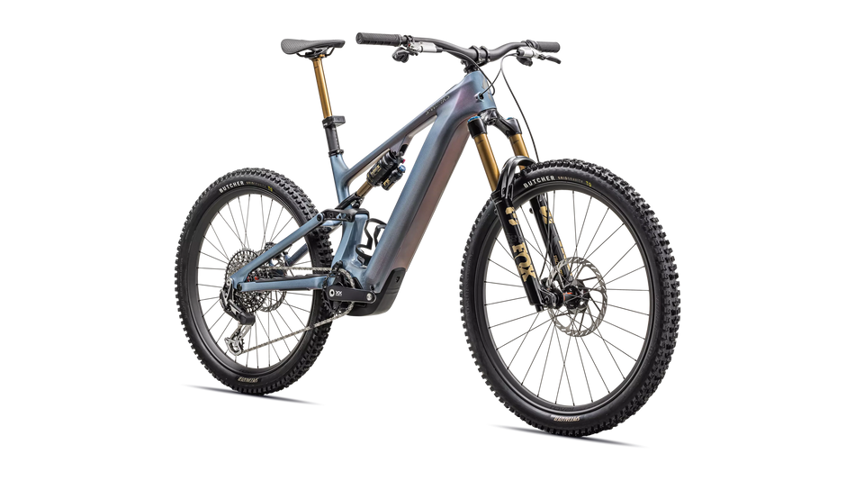 Specialized S-Works Turbo Levo 4 Gloss Glacial Metallic / Red Pearl / Black Pearl