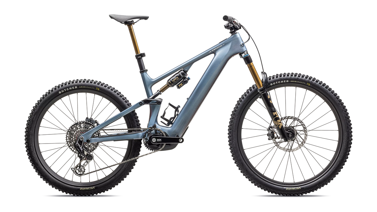 Specialized S-Works Turbo Levo 4 Gloss Glacial Metallic / Red Pearl / Black Pearl