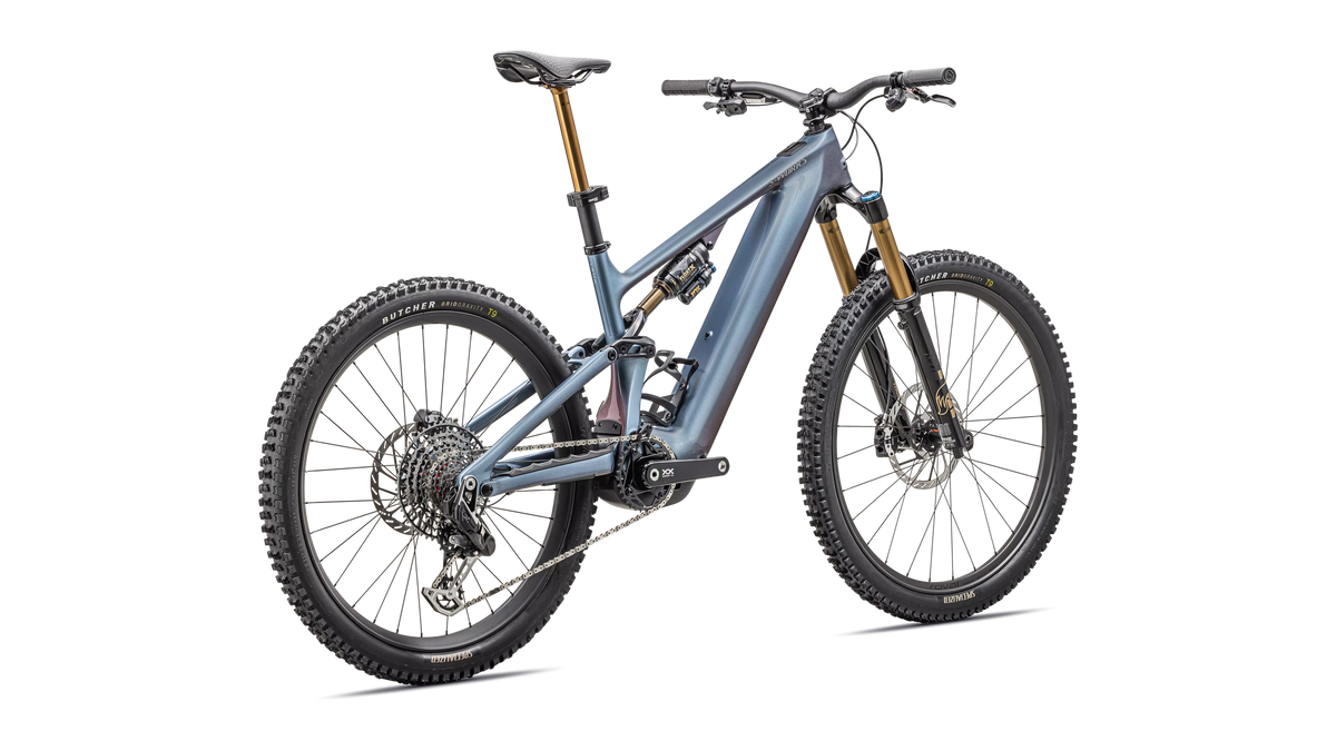 Specialized S-Works Turbo Levo 4 Gloss Glacial Metallic / Red Pearl / Black Pearl
