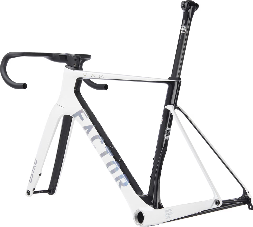 Factor Ostro V.A.M. Disc Carbon Rahmenkit (2024/ pearlwhite-chrome)