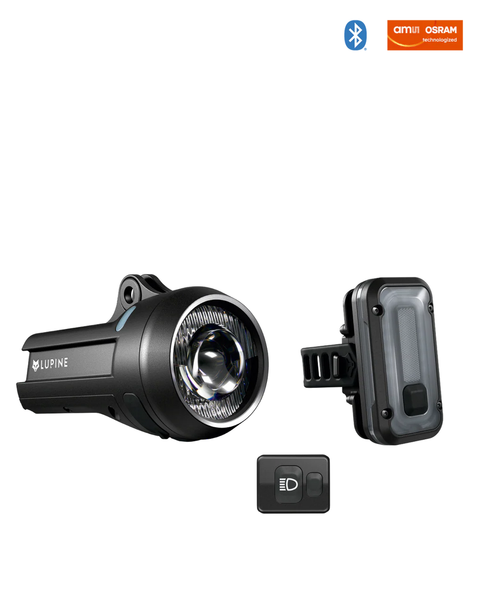 Lupine SL Grano F + Rotlicht Pro BT StVZO Bundle