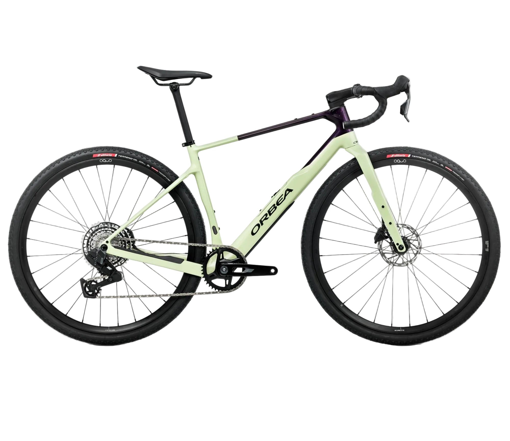 Orbea TERRA M31eTEAM 1X Acid Gum - Fantasy Purple Carbon View (Gloss)