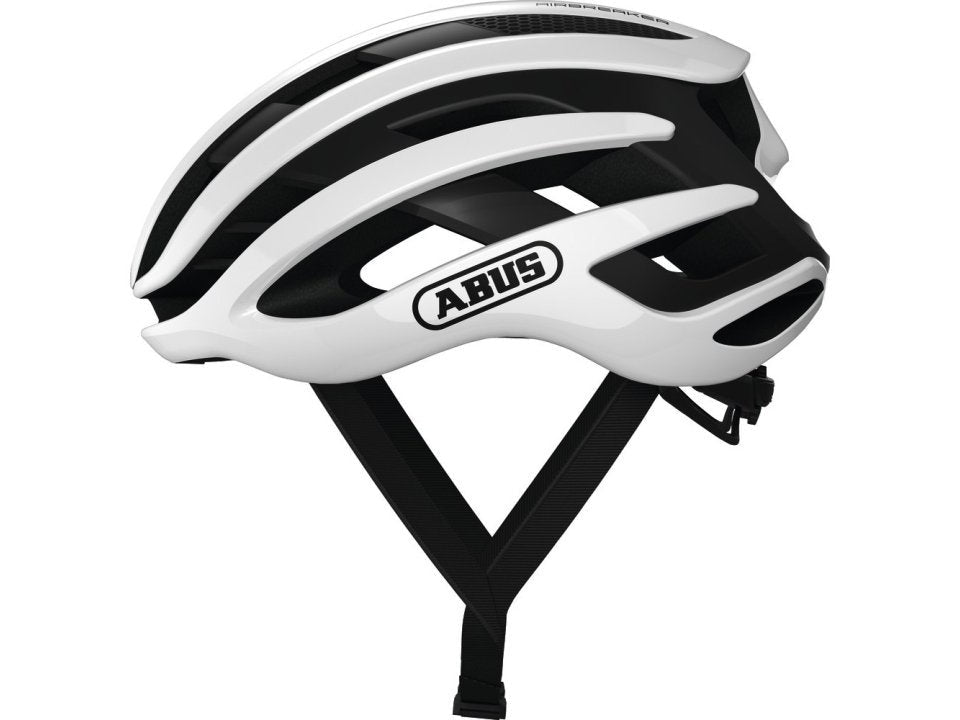 ABUS AirBreaker Rennradhelm Polar White
