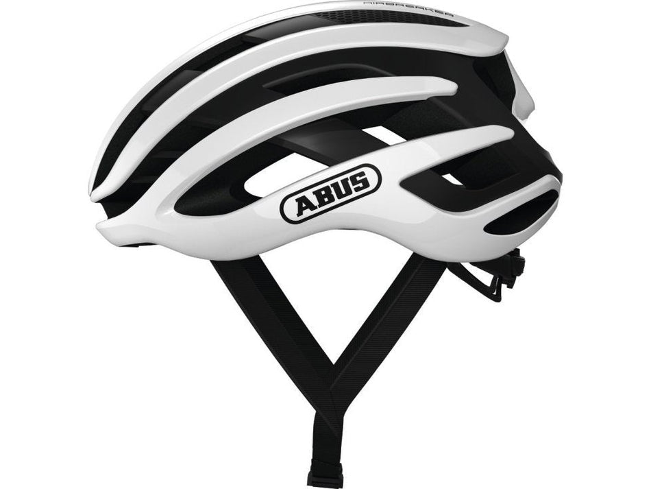 ABUS AirBreaker Rennradhelm Polar White