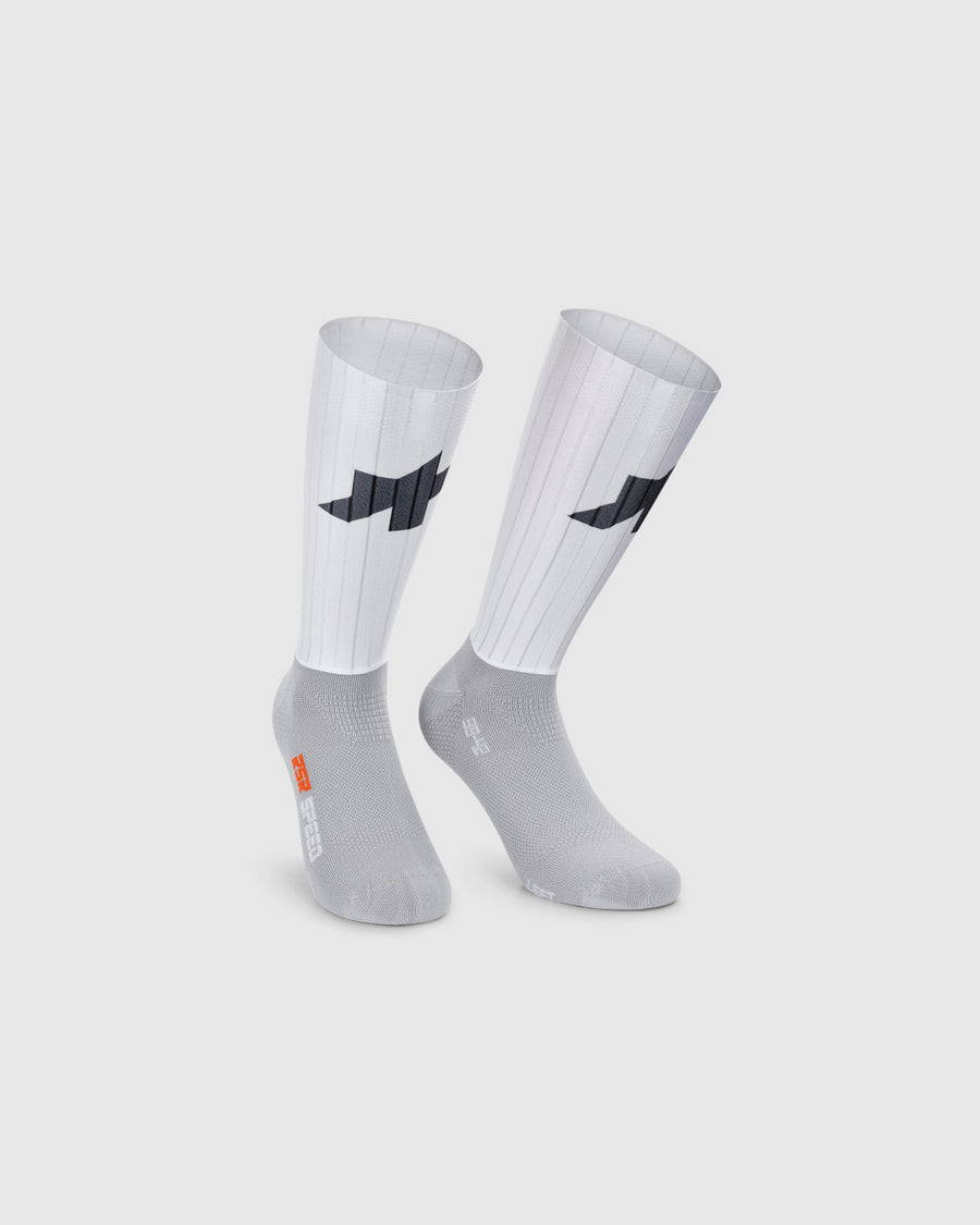 ASSOS RSR Speed Socks S11 Unisex White Series