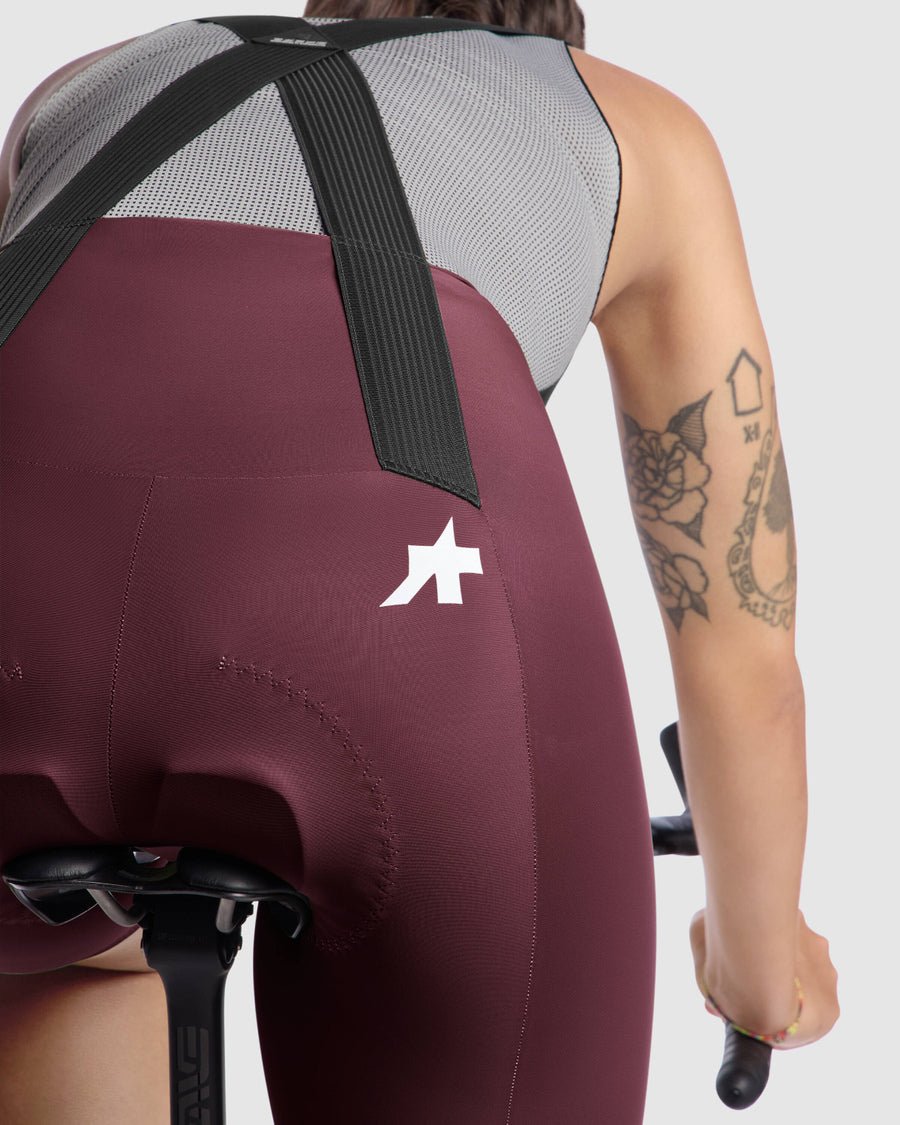 ASSOS UMA GT Bib Shorts S11 Women Burgundy Red XSmall