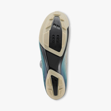 Shimano RX600 Gravelschuh Beige/Blau