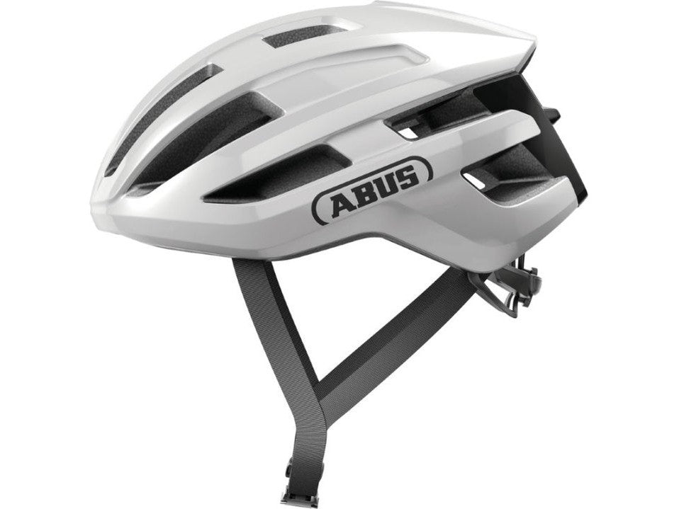 ABUS PowerDome Rennradhelm Shiny White