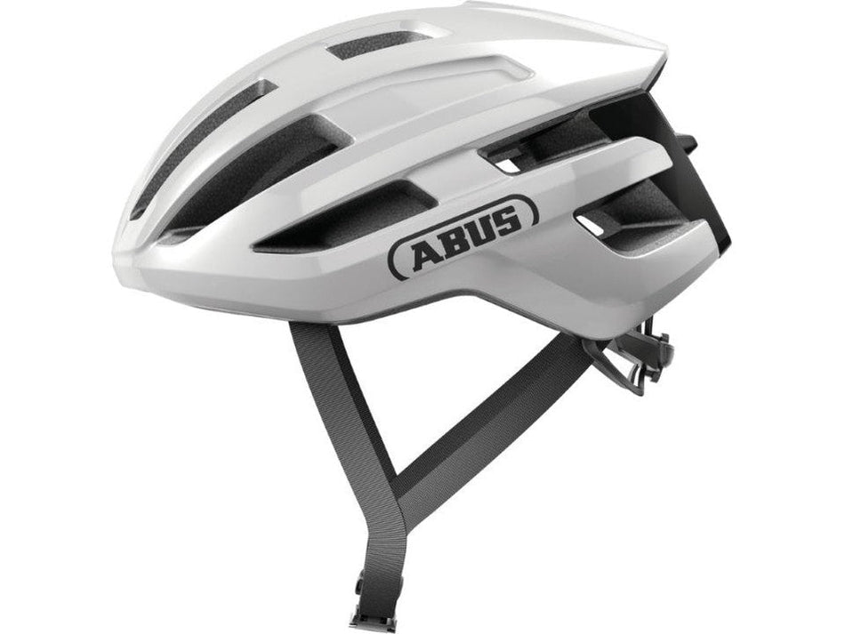 ABUS PowerDome Rennradhelm Shiny White