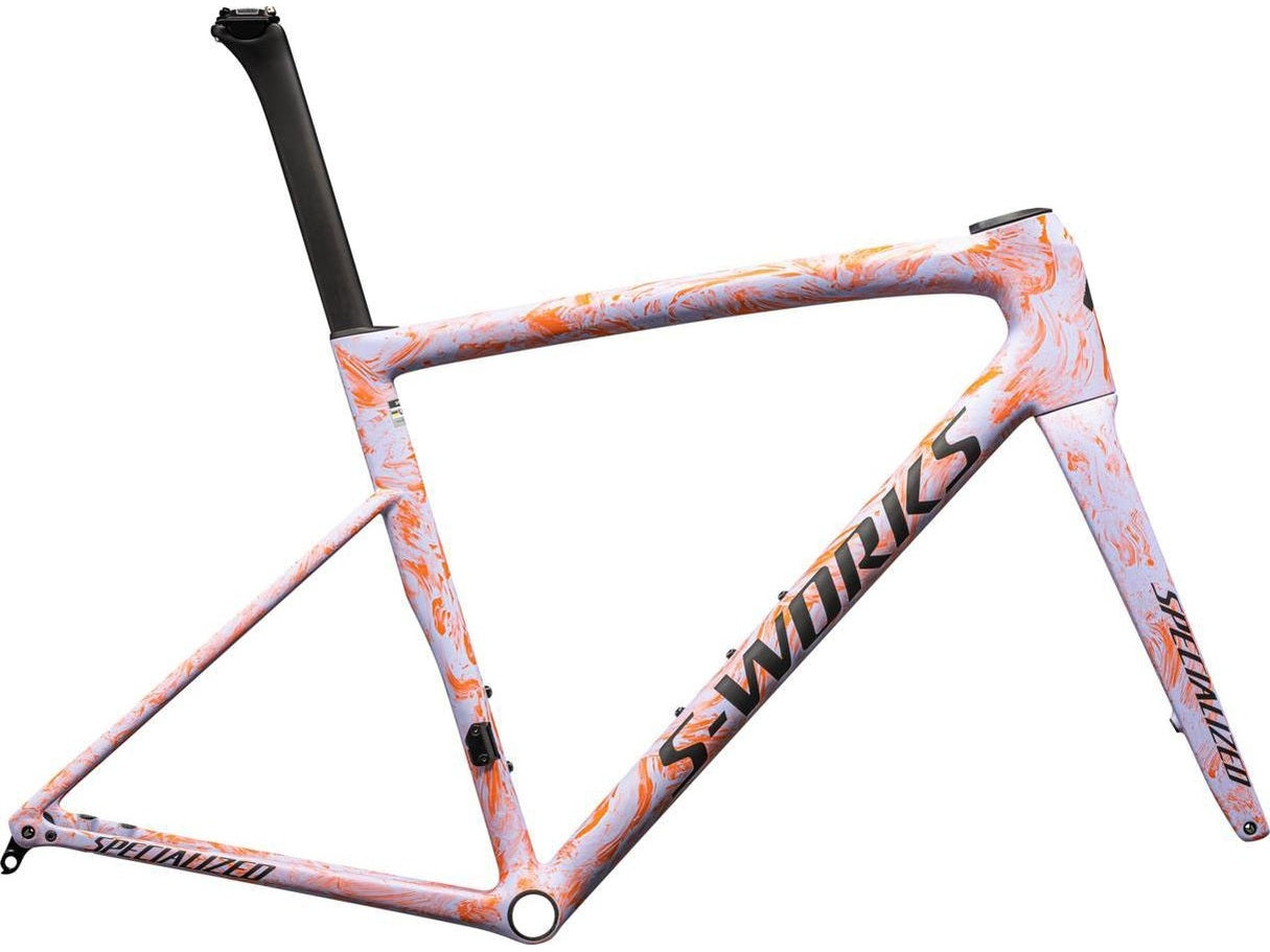 S-Works Tarmac SL8 Frameset (Satin Powder Indigo Amber Glow Strata Obsidian)
