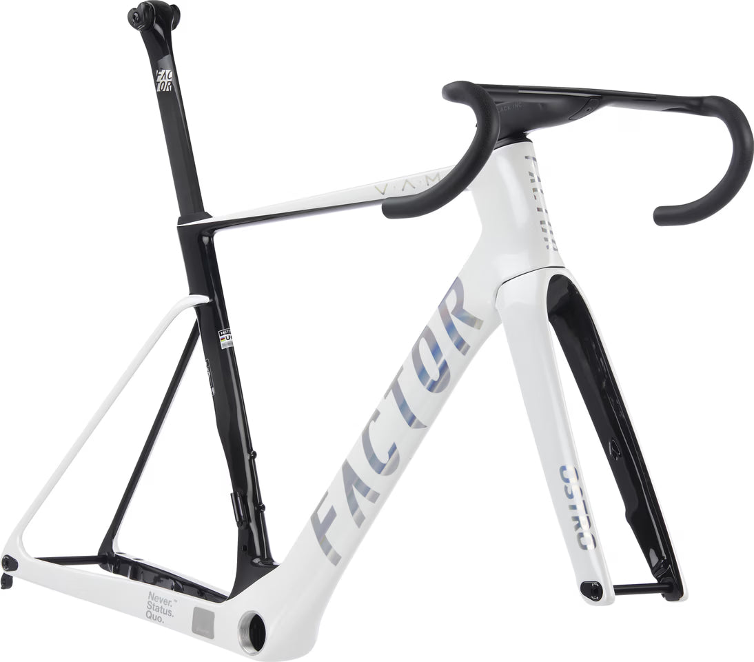 Factor Ostro V.A.M. Disc Carbon Rahmenkit (2024/ pearlwhite-chrome)