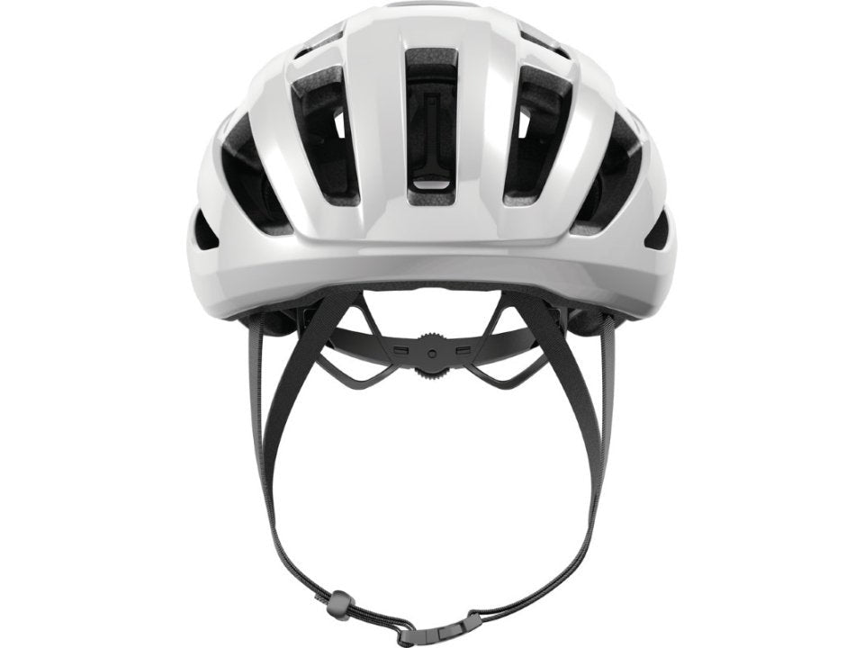 ABUS PowerDome Rennradhelm Shiny White