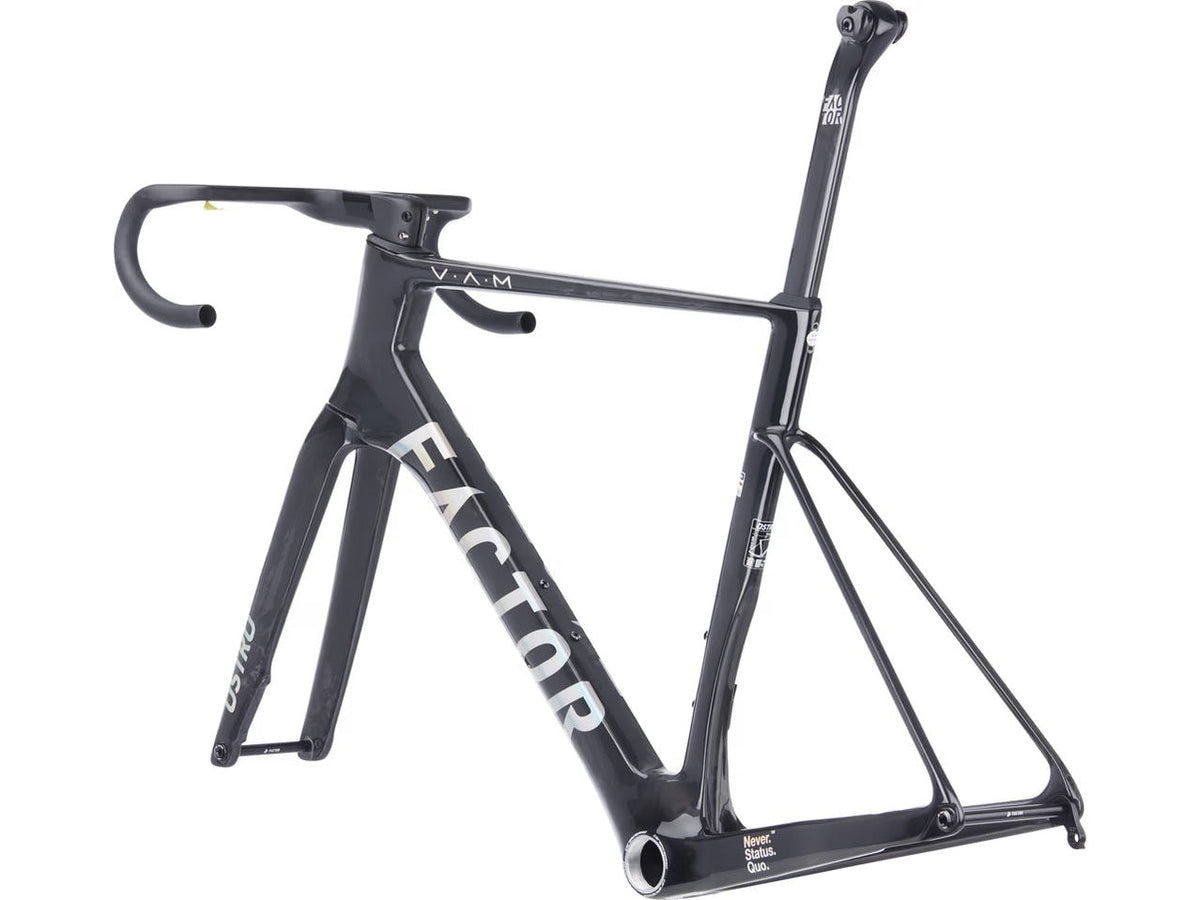 Factor Ostro VAM Frameset gloss raw carbon black