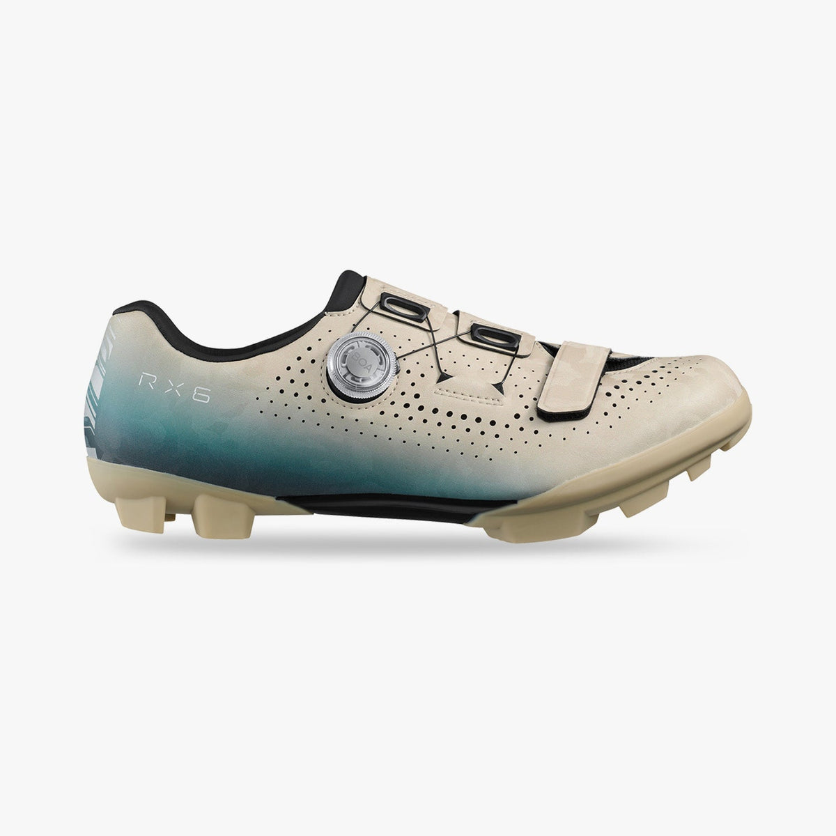 Shimano RX600 Gravelschuh Beige/Blau