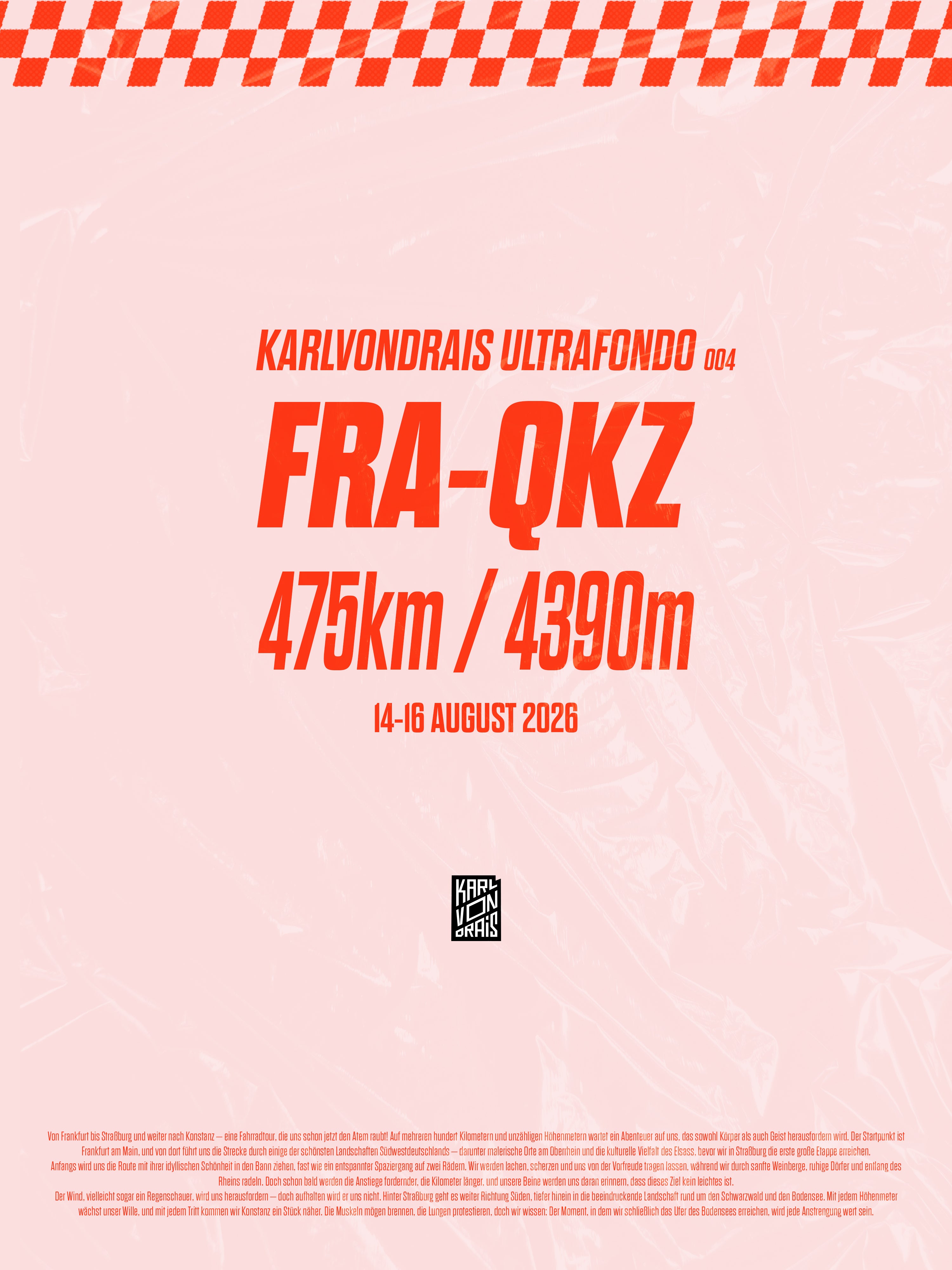 KarlvonDrais Ultra Fondo 2026