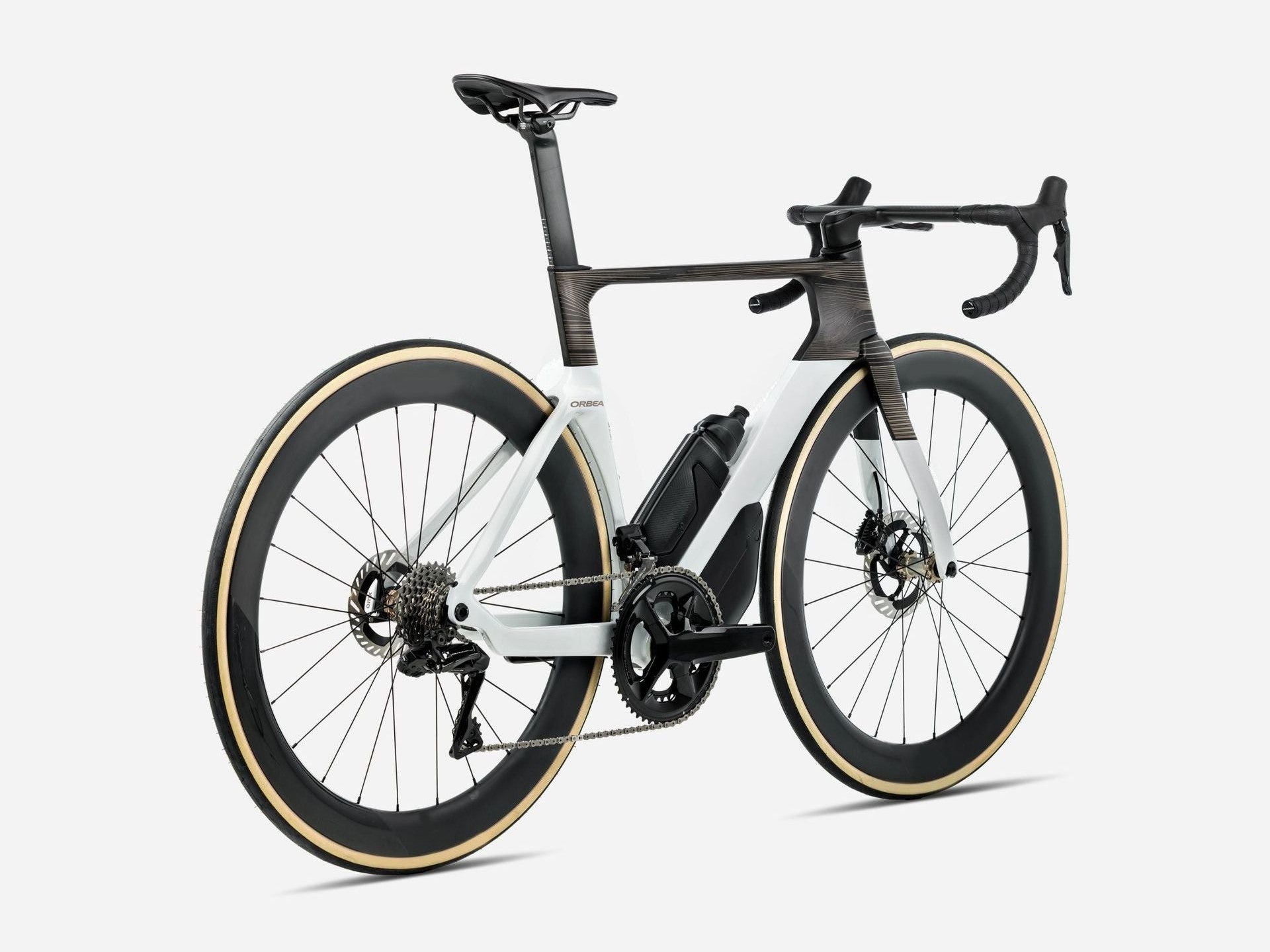 Orbea ORCA AERO M35iLTD PWR 55 Magic Gold (Gloss) - Carbon Raw (Matt)