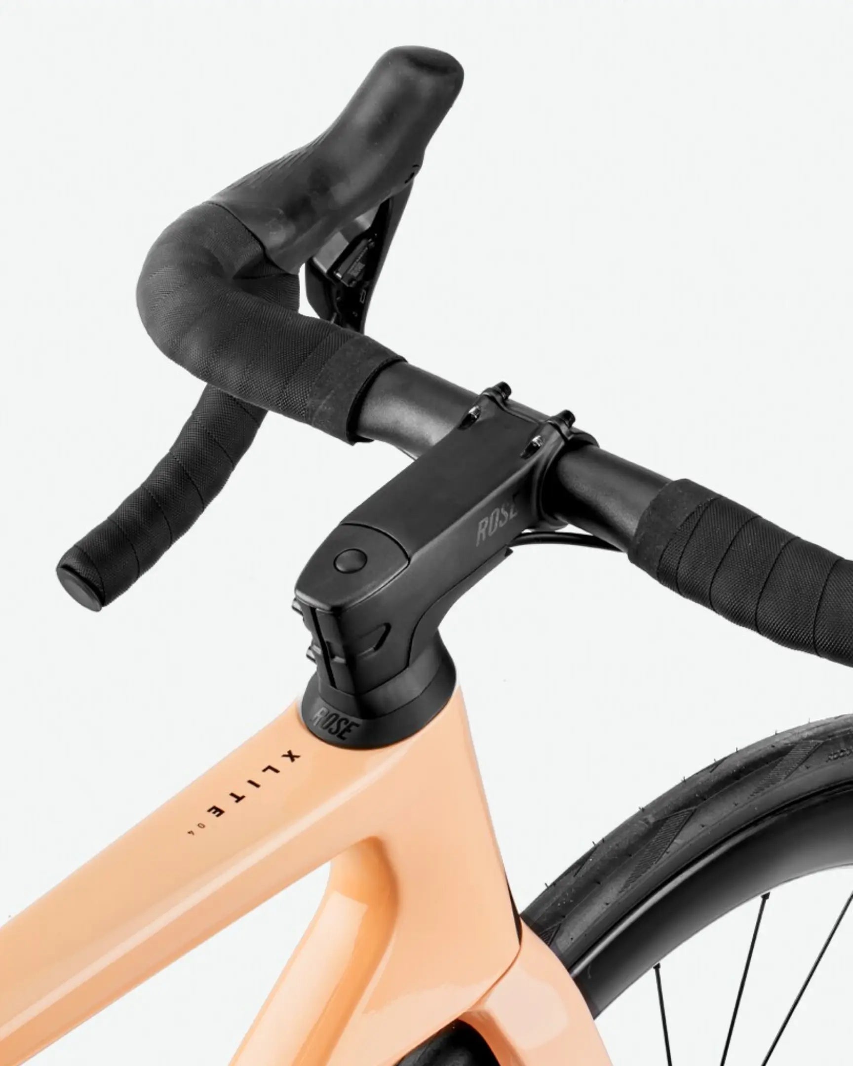 rose rennrad lenker Rose XLITE 04 105 Di2 Advanced Grapefruit Paloma (TESTBIKE)