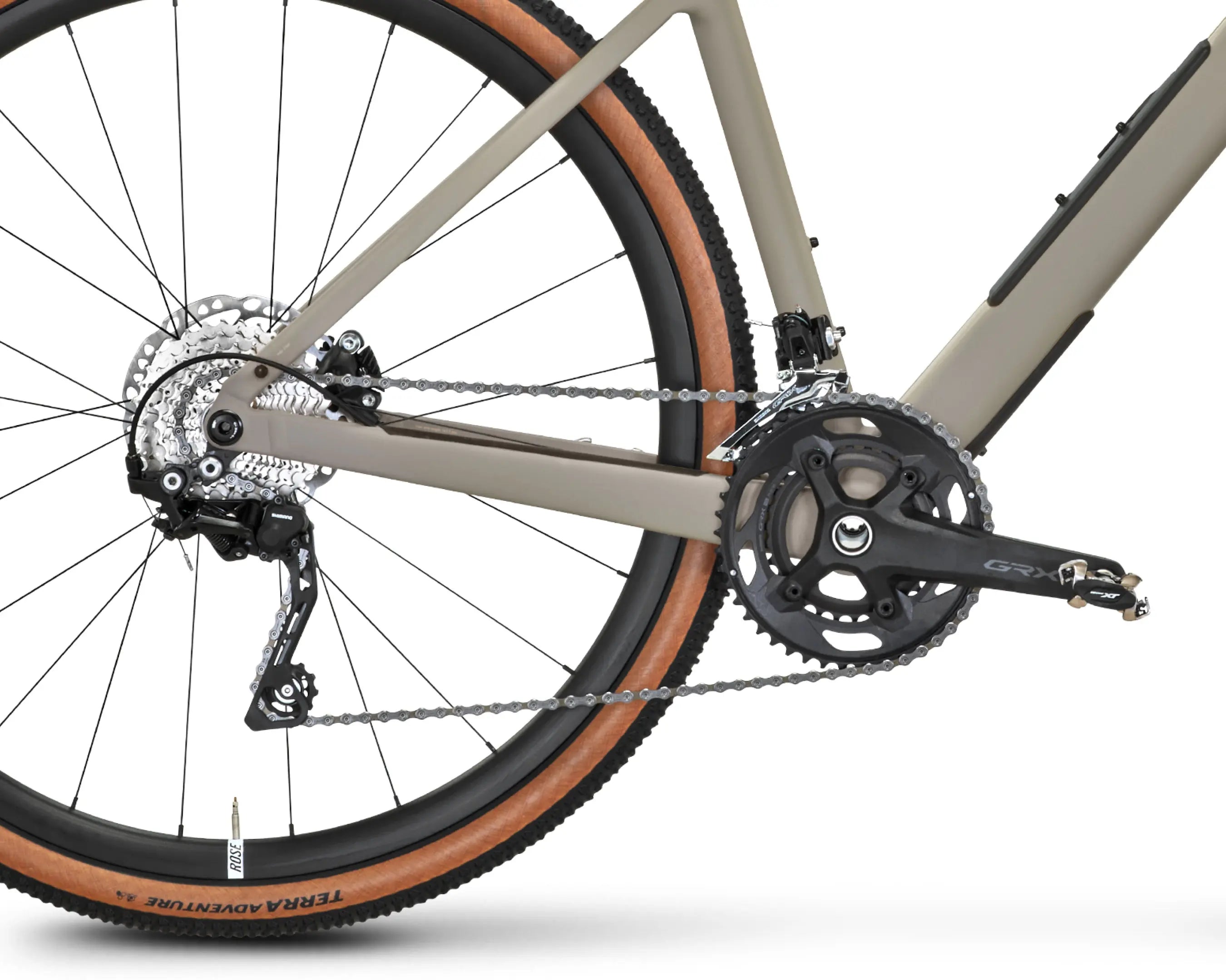 gravel bike rose damen Rose Backroad AL GRX 400 Dune (TESTBIKE)