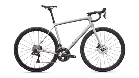 Specialized Aethos 2 Expert Di2 Gloss Dolomite Metallic / Blue Pearl Over Shadow Silver