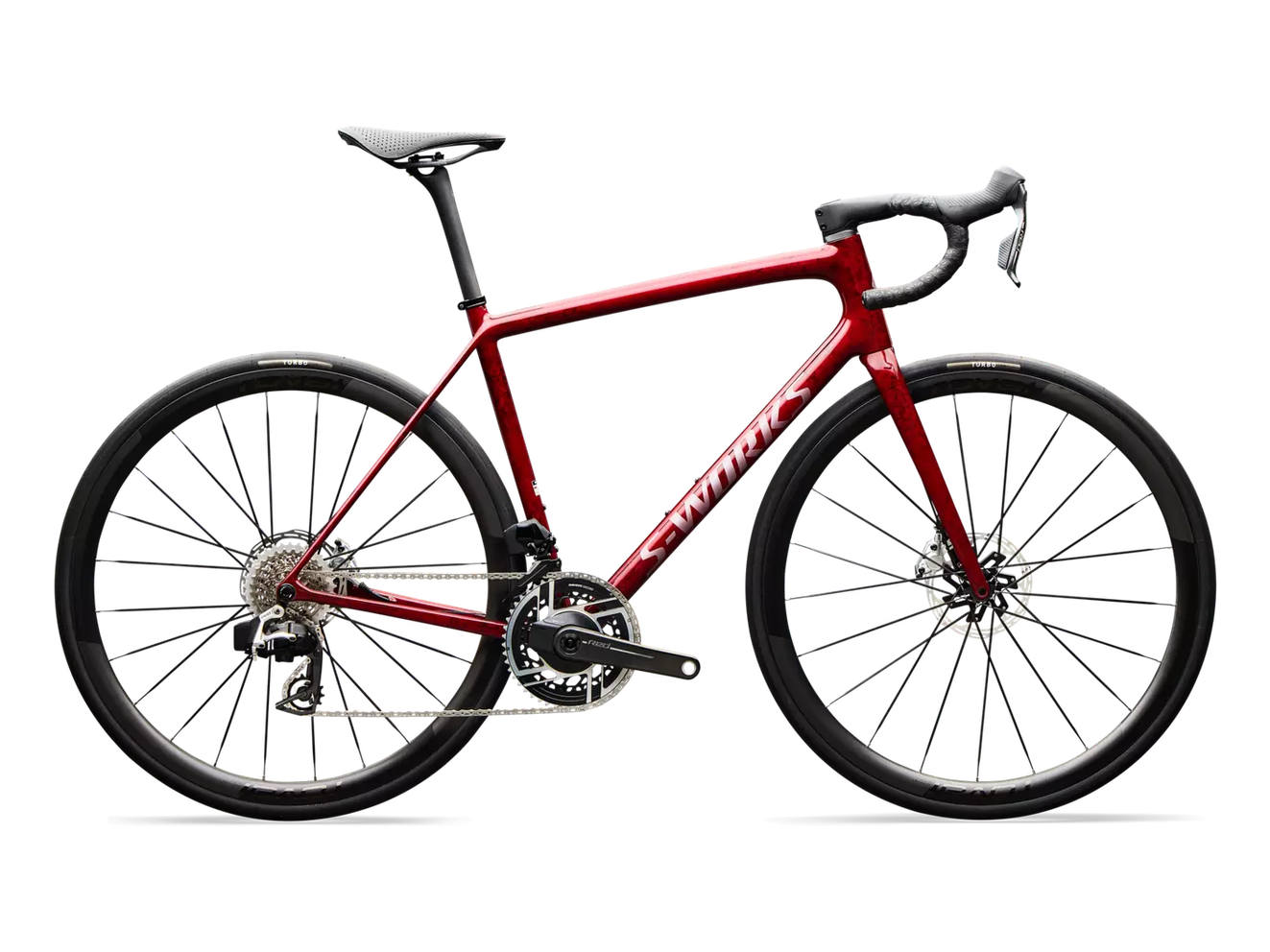 Specialized Aethos 2 SW AXS SNDSTNMET/REDTNT/SILPRL