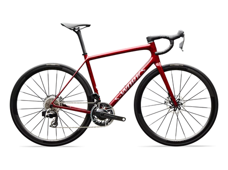 Specialized Aethos 2 SW AXS SNDSTNMET/REDTNT/SILPRL