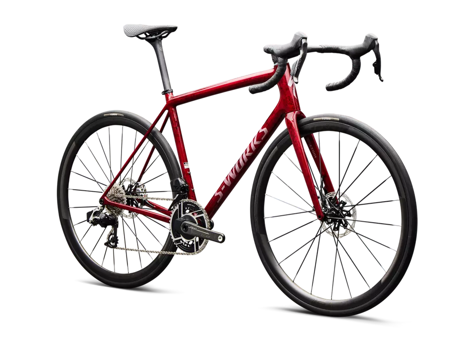 Specialized Aethos 2 SW AXS SNDSTNMET/REDTNT/SILPRL