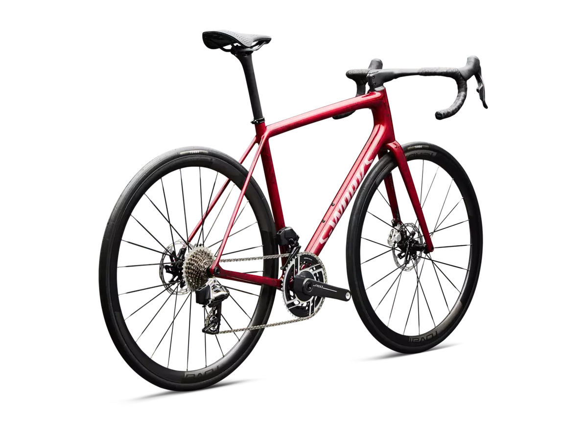 Specialized Aethos 2 SW AXS SNDSTNMET/REDTNT/SILPRL