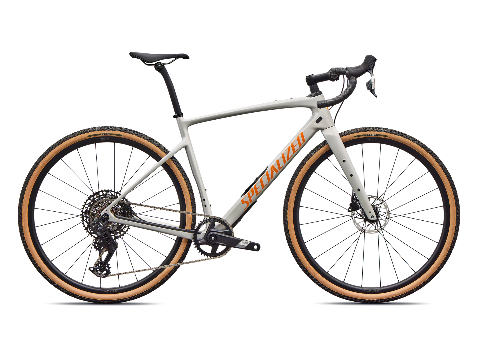 Diverge 4 Comp Carbon 52 Dolomite Metallic/orange Zest