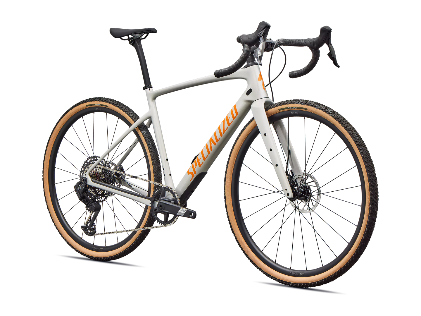 Diverge 4 Comp Carbon 52 Dolomite Metallic/orange Zest