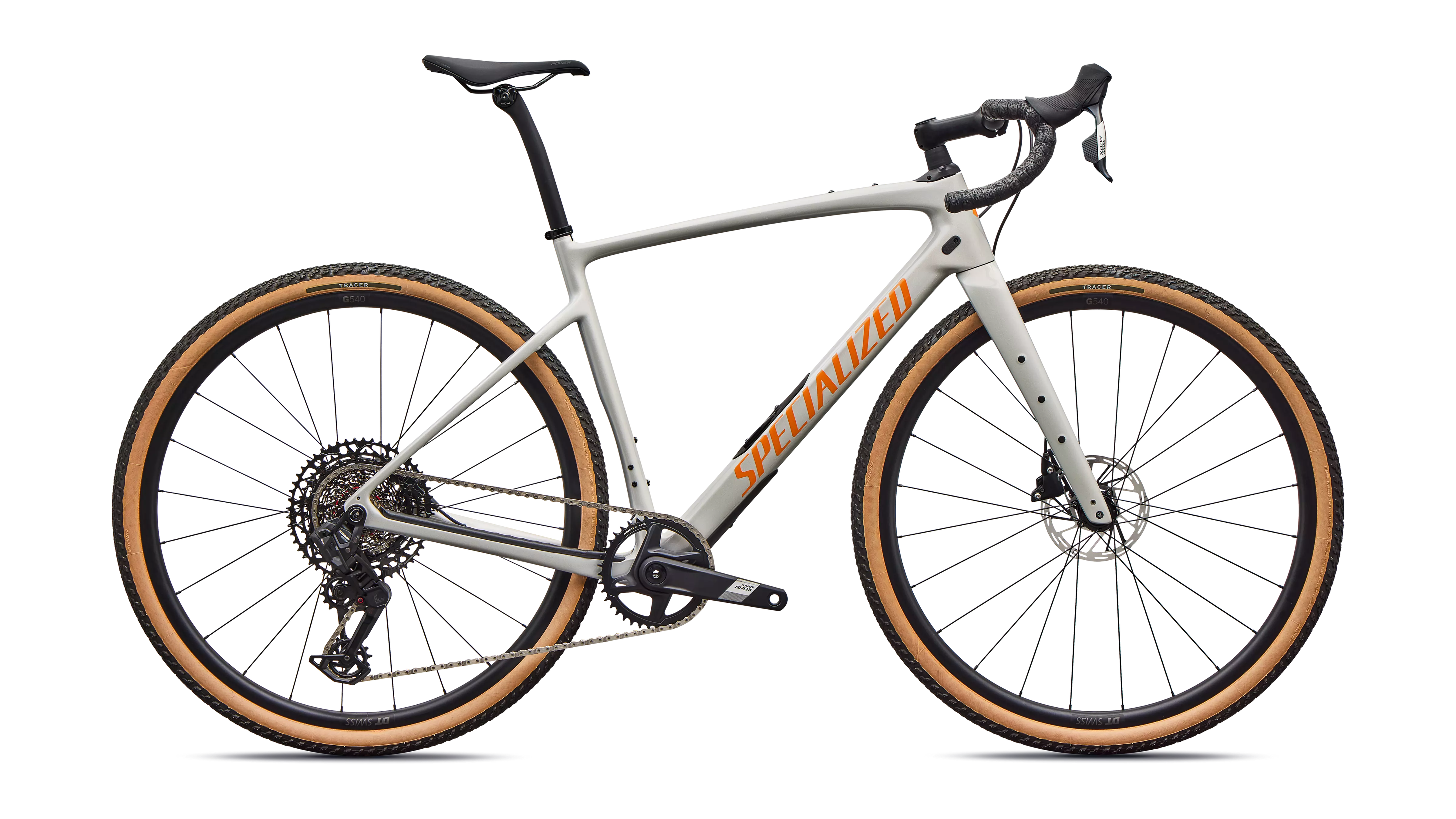 Diverge 4 Comp Carbon Dolomite Metallic/orange Zest 58