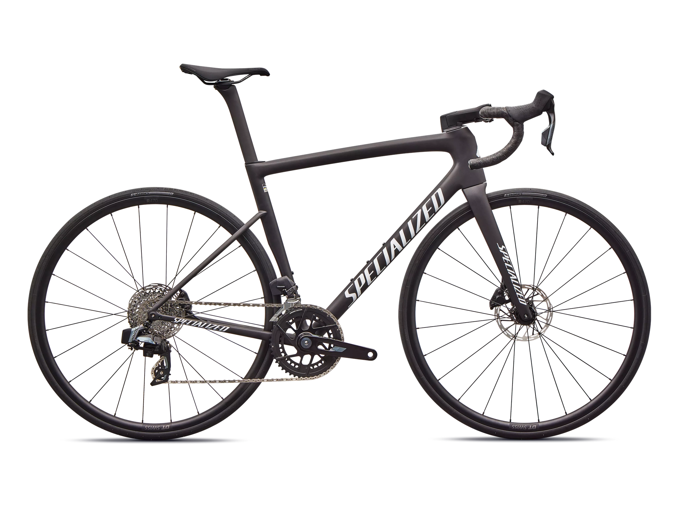 TARMAC SL8 COMP AXS Satin Carbon / White 56