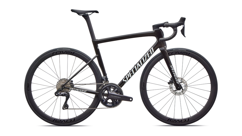 Specialized TARMAC SL8 EXPERT DI2 Gloss Obsidian Metallic / Super Red Pearl Over White